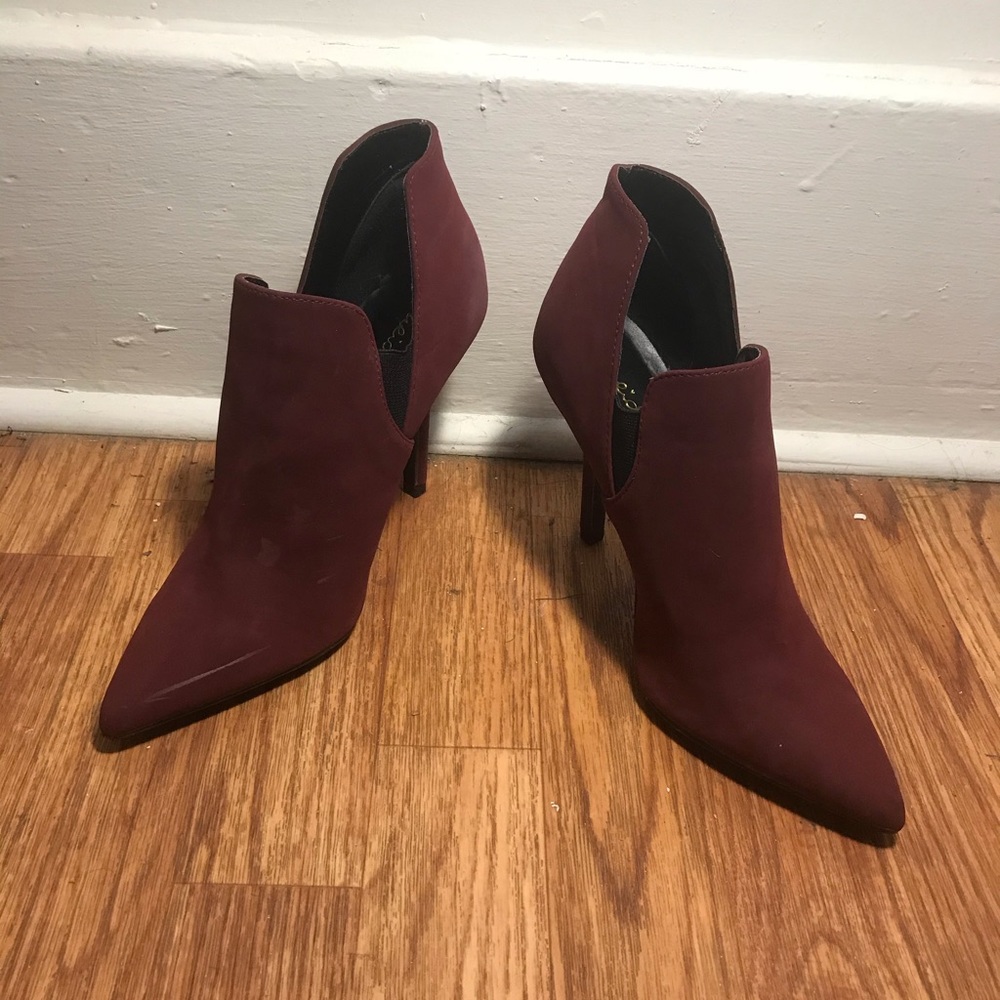 Burgundy heels